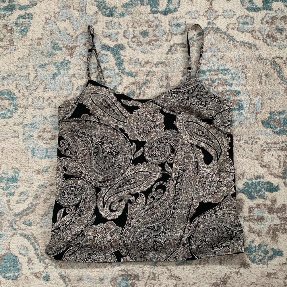 Banana Republic Paisley Neutral Tank